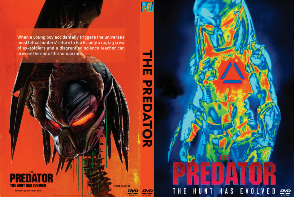 The Predator (2018) Custom DVD & Label -