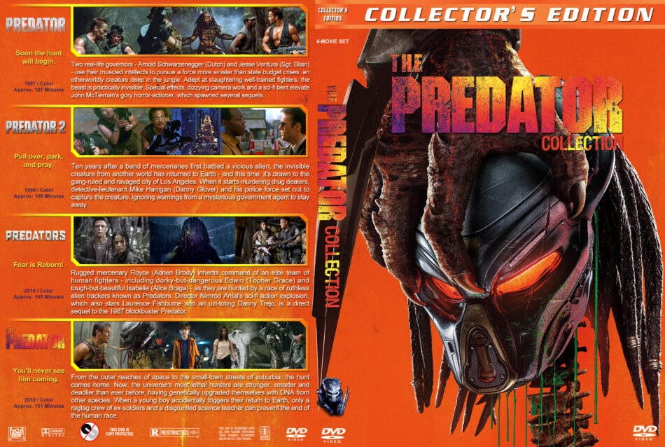 Predator Collection Custom DVD Cover - DVDcover.Com