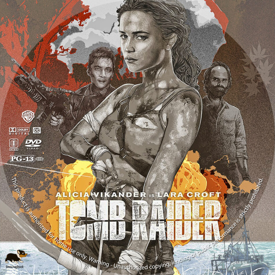 Tomb Raider (2018) R1 Custom DVD Cover & Label V2 - DVDcover.Com