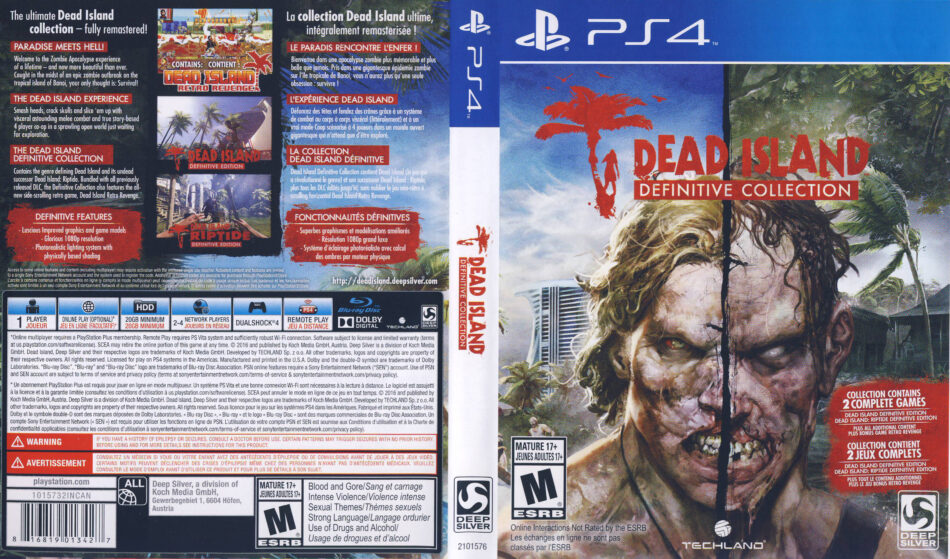 Dead Island: Definitive Edition (PS4) - The Cover Project