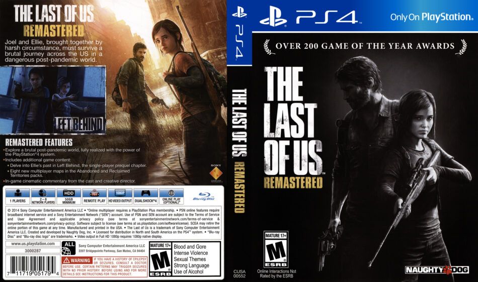free download the last of us remastered playstation 4