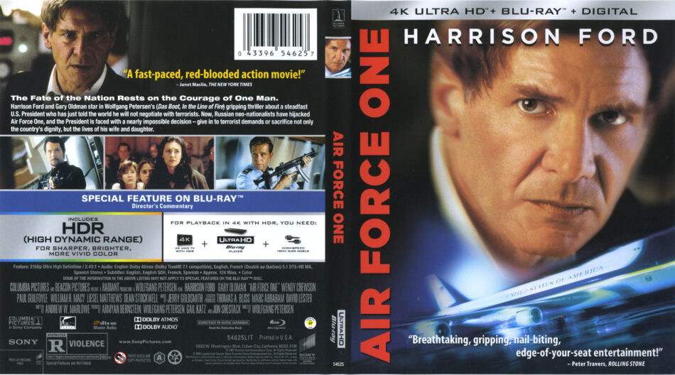 Air Force One Dvd Cover Labels (1997) R1 Custom | vlr.eng.br