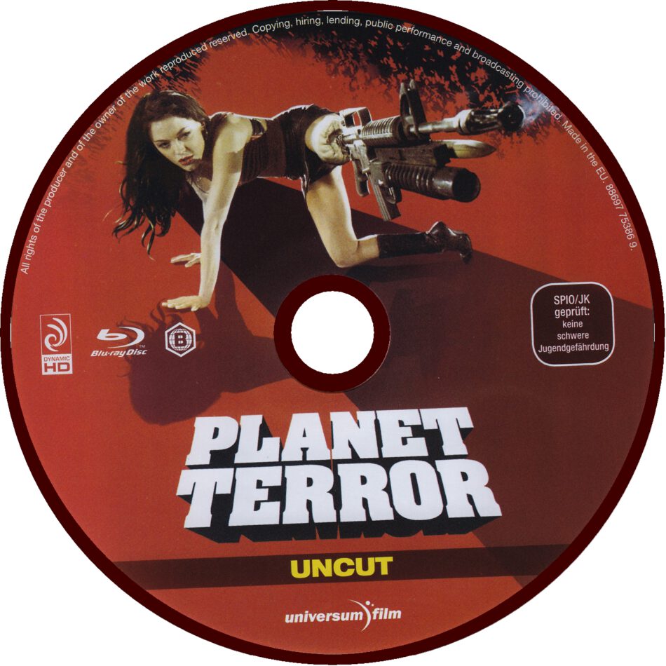 Planet Terror 2010 R2 German Slim Blu Ray Cover And Label Dvdcover