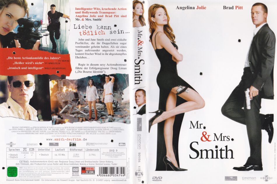 Mr. & Mrs. Smith (2006) R2 German DVD Cover & Label - DVDcover.Com