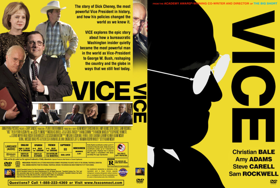 Vice (2018) R1 Custom DVD Cover - DVDcover.Com