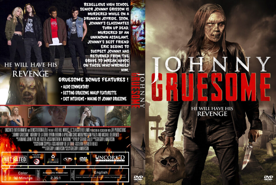 Johnny Gruesome (2018) R1 Custom DVD Cover - DVDcover.Com