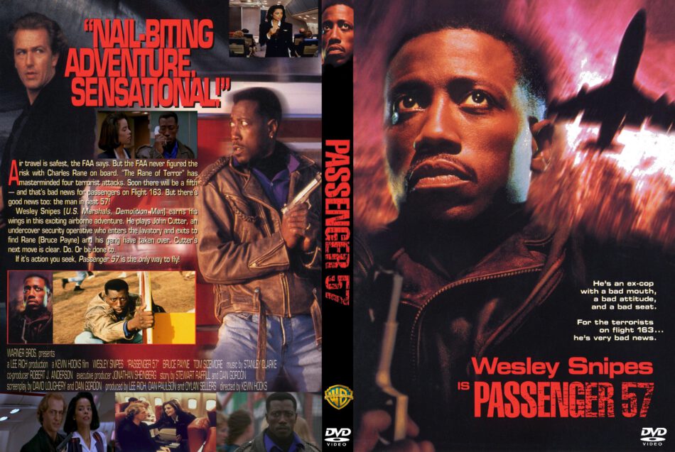 Passenger 57 (1992) R1 Custom DVD Cover - DVDcover.Com