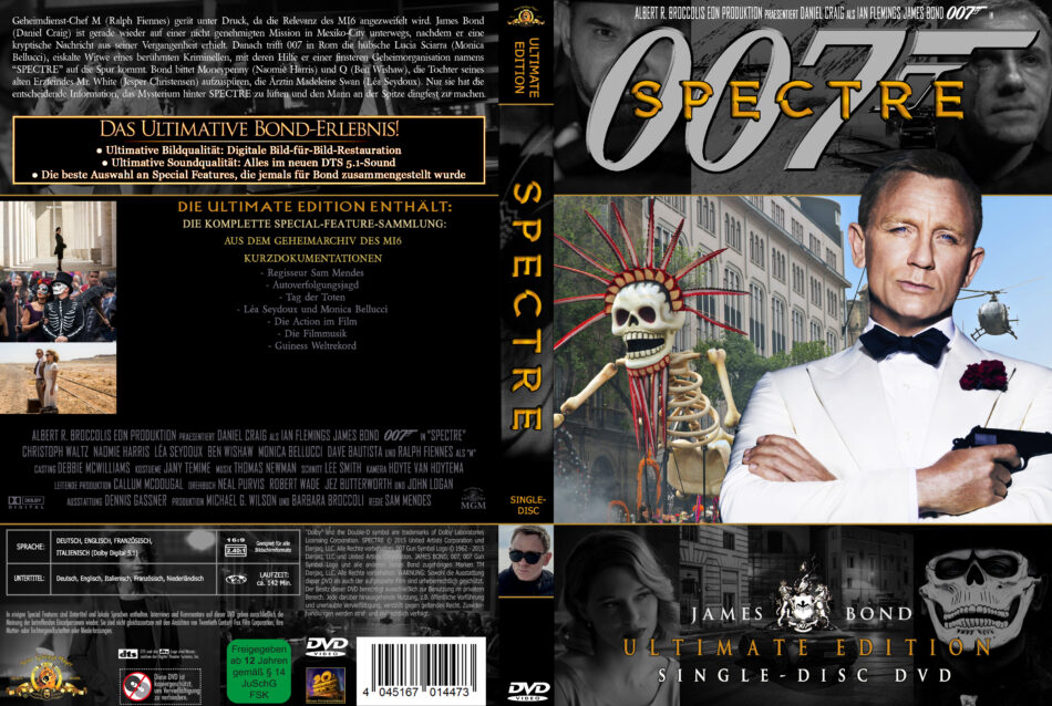 James Bond 007 - R2 German Custom Cover -