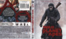 War For The Planet Of The Apes (2017) R1 Blu-Ray Cover & Labels