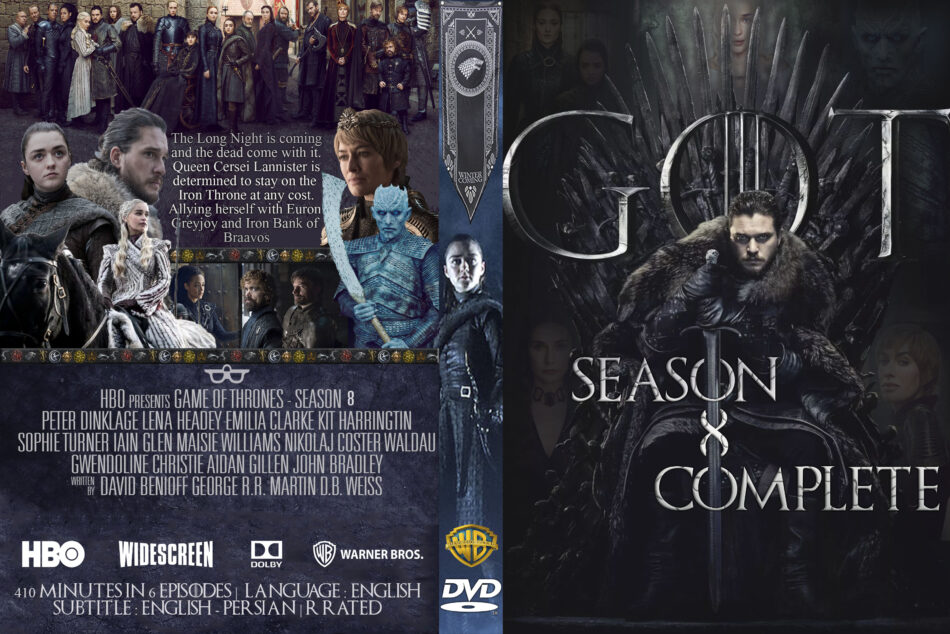 Game Of Thrones Season 8 R0 Custom Dvd Cover Dvdcover Com