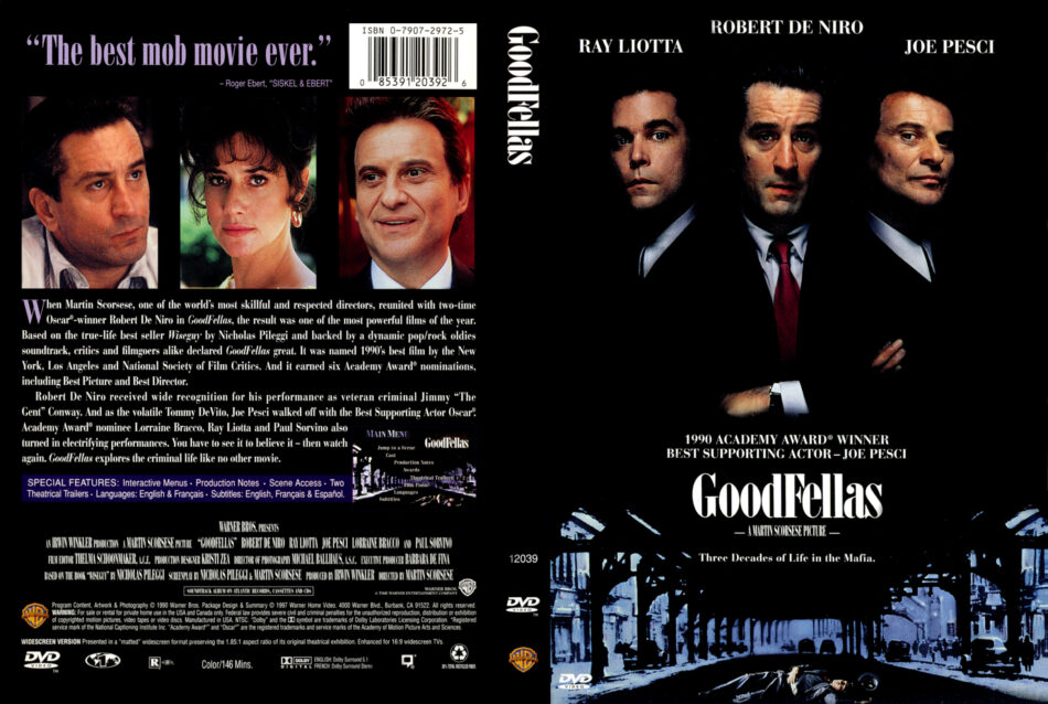 Goodfellas 1990 R1 Dvd Cover Dvdcovercom