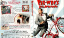 PEE WEE'S BIG ADVENTURE (1985) R1 DVD COVER & LABEL