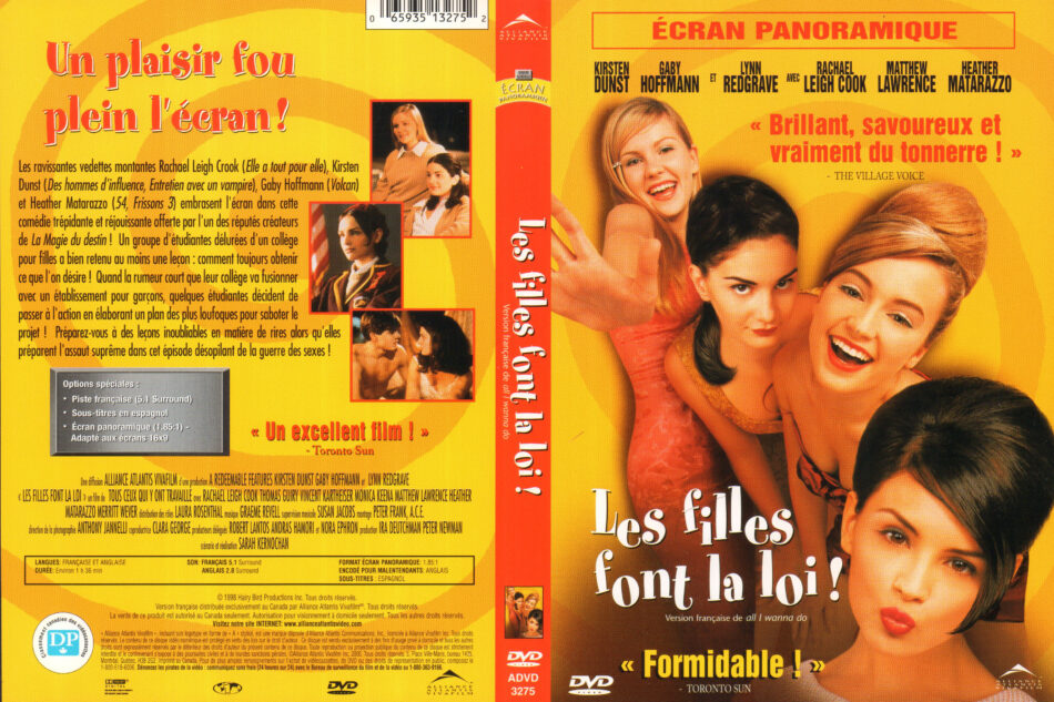 LES FILLES FONT LA LOI (1998) R2 FRENCH DVD COVER - DVDcover.Com