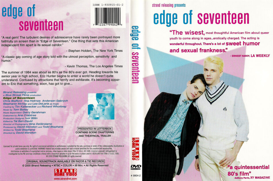EDGE OF SEVENTEEN (2000) R1 DVD Cover & Label - DVDcover.Com