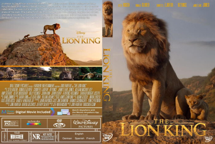 The Lion King (2019) R0 Custom DVD COVER - DVDcover.Com