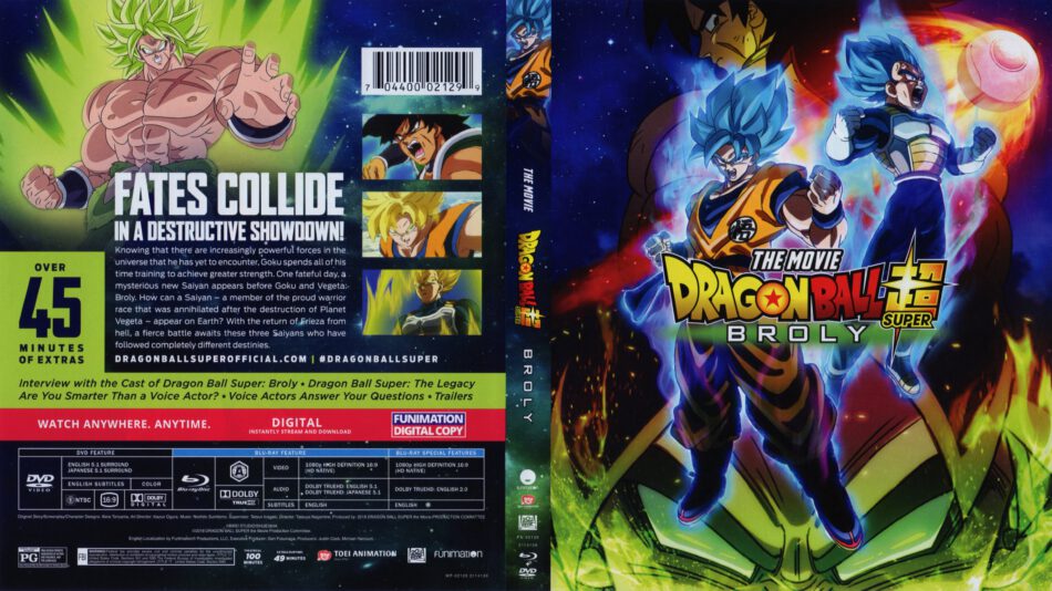 Dragon Ball Super Broly 18 R1 Blu Ray Cover Dvdcover Com