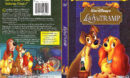 LADY AND THE TRAMP LIMITED ISSUE (1955) R1 DVD COVER & LABEL
