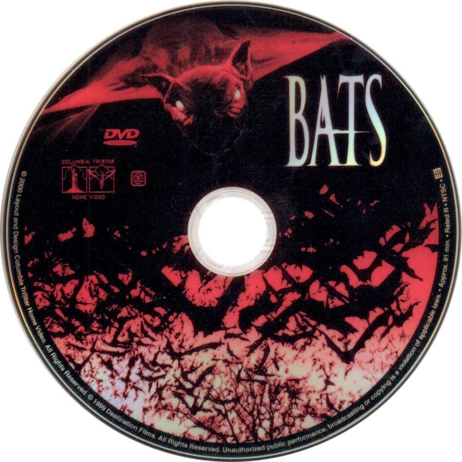 BATS (1999) R1 DVD Cover & Label