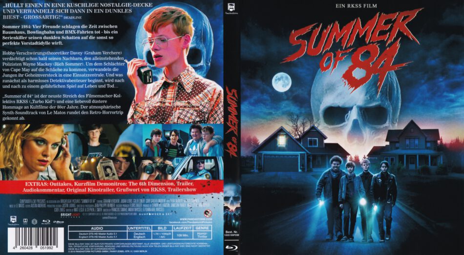 Summer Of 84 (2018) R2 German Blu-Ray Cover - DVDcover.Com