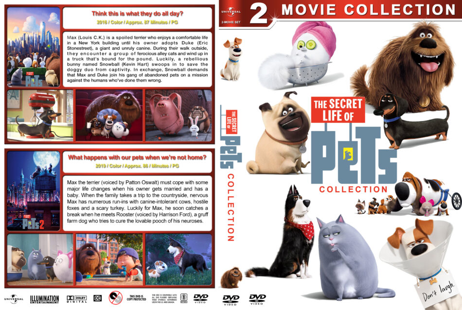 The Secret Life Of Pets Collection R Custom Dvd Cover Dvdcover Com