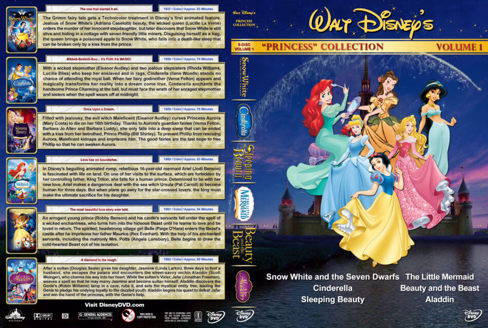 Disney Princess Collection Volume R Custom Dvd Cover Dvdcover Com