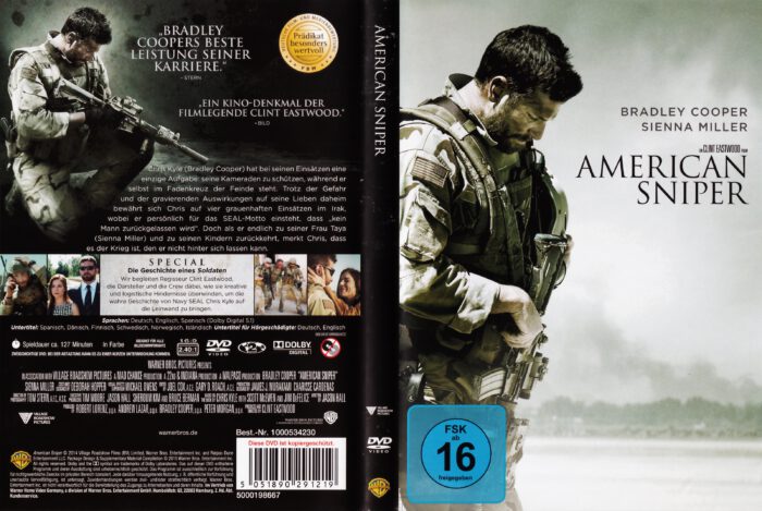 American Sniper (2014) R2 German DVD Cover - DVDcover.Com