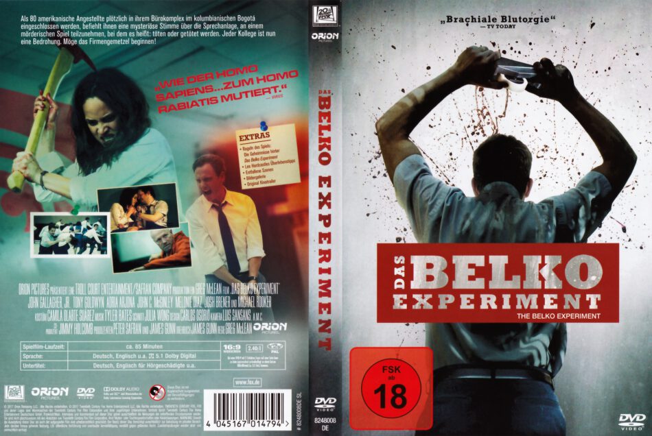 Das Belko Experiment 2017 R2 German Dvd Cover Dvdcover Com