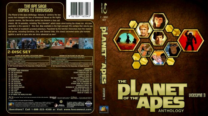 Planet of the Apes Anthology Vol. 3 (1975) Custom Blu-Ray Cover ...