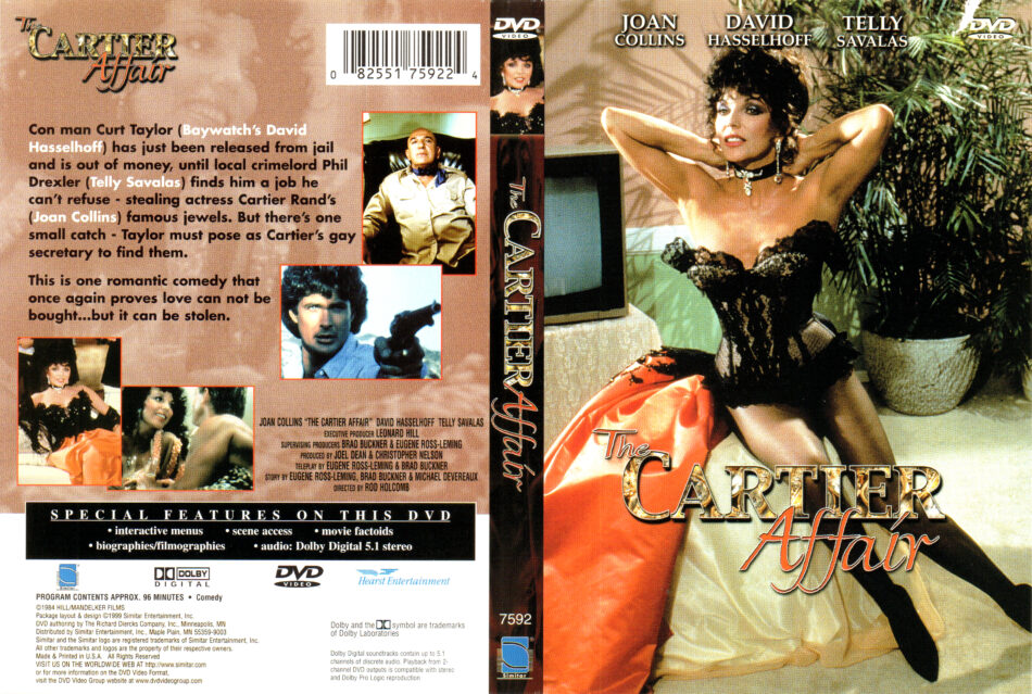 THE CARTIER AFFAIR (1984) R1 DVD COVER 