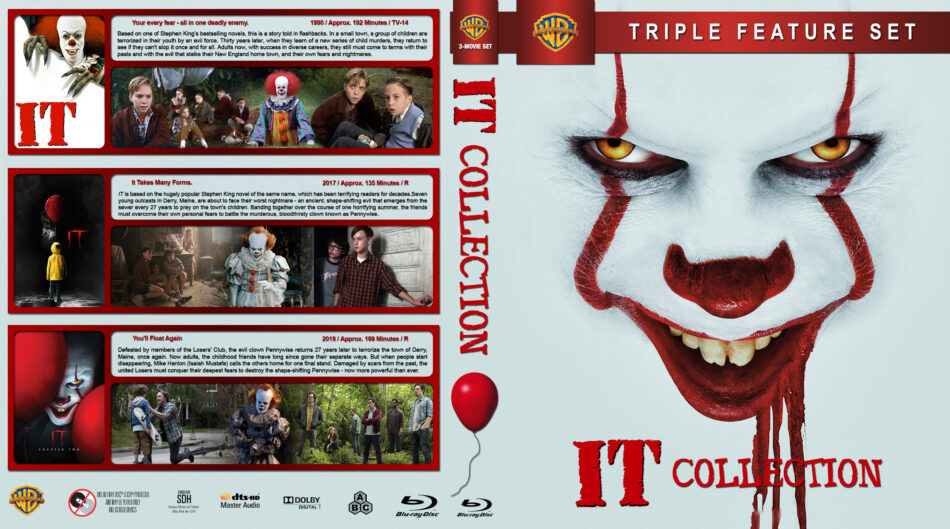It Collection 1990 19 R1 Custom Blu Ray Covers Dvdcover Com