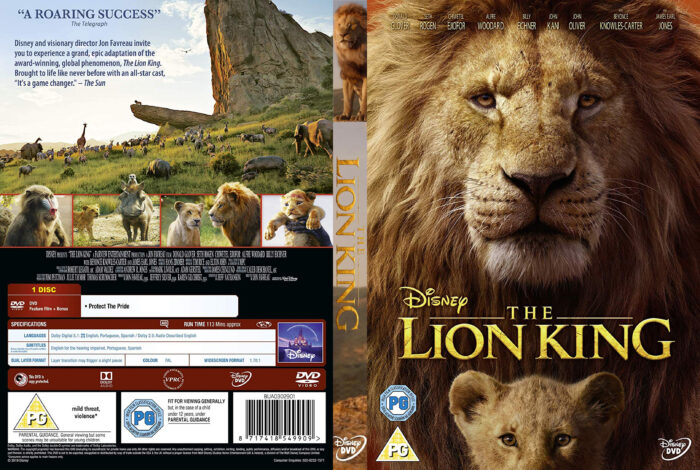 The Lion King (2019) R2 Custom DVD COVER - DVDcover.Com