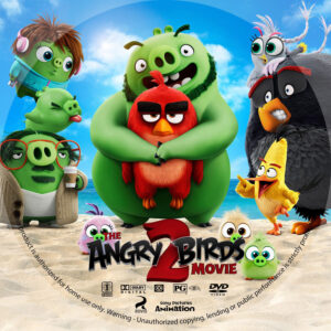 The Angry Birds Movie 2 (2019) R1 Custom DVD label - DVDcover.Com