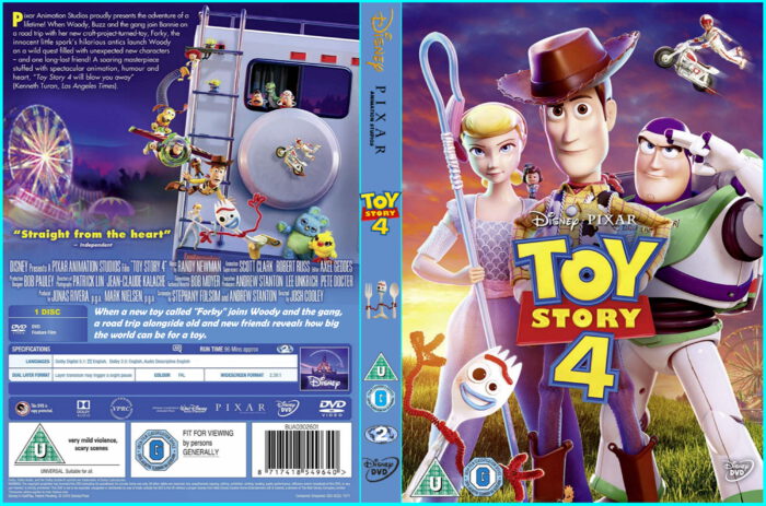 Toy Story 4 Forky Edition (Blu Ray, 2-Disc Set) 2019 New & Sealed Rated G  Disney