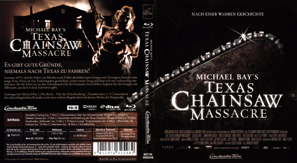 Michael Bay S Texas Chainsaw Massacre 2003 Dvdcover
