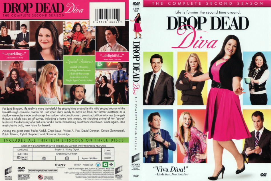 DROP DEAD DIVA SEASON R1 SLIM DVD COVER & - DVDcover.Com
