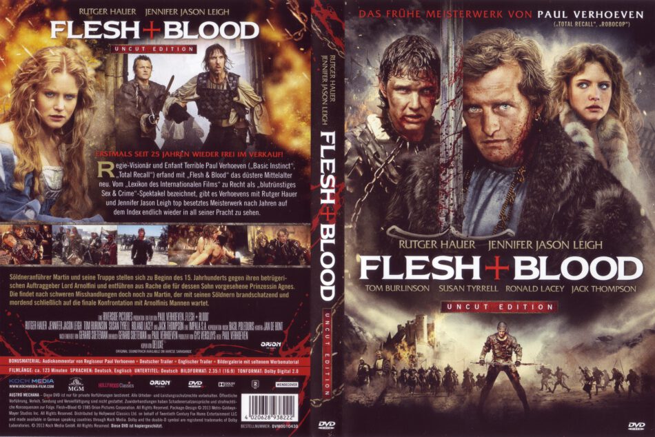 Flesh Blood 1985 R2 German Dvd Cover Dvdcover Com