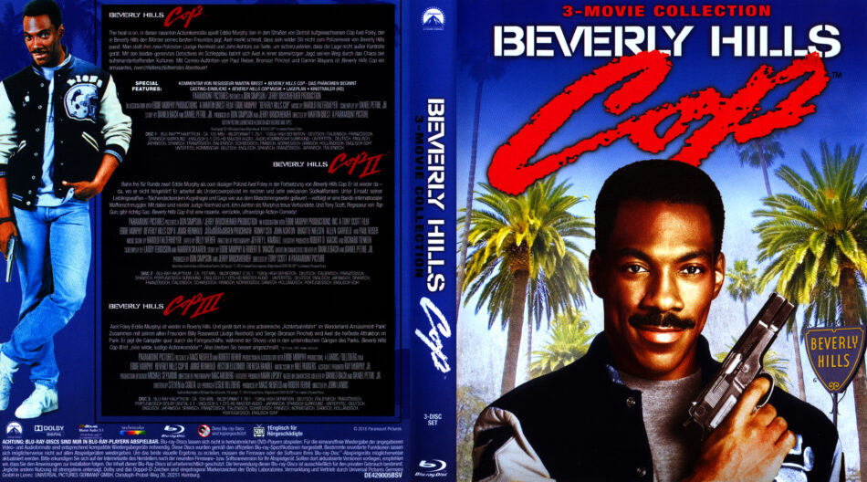 Beverly Hills Cop Collection (2016) R2 German Blu-Ray Covers - DVDcover.Com