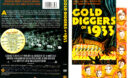 GOLD DIGGERS (1933) R1 DVD COVER & LABEL