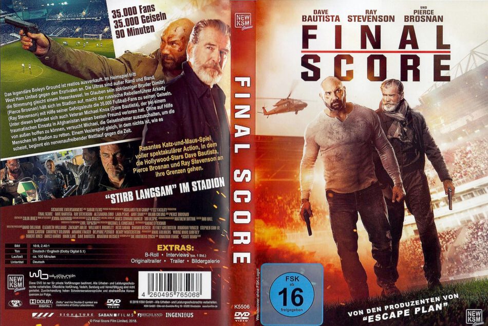 Final score. Final score 2018. Final score 2018 DVD Cover. The Final score Netflix.