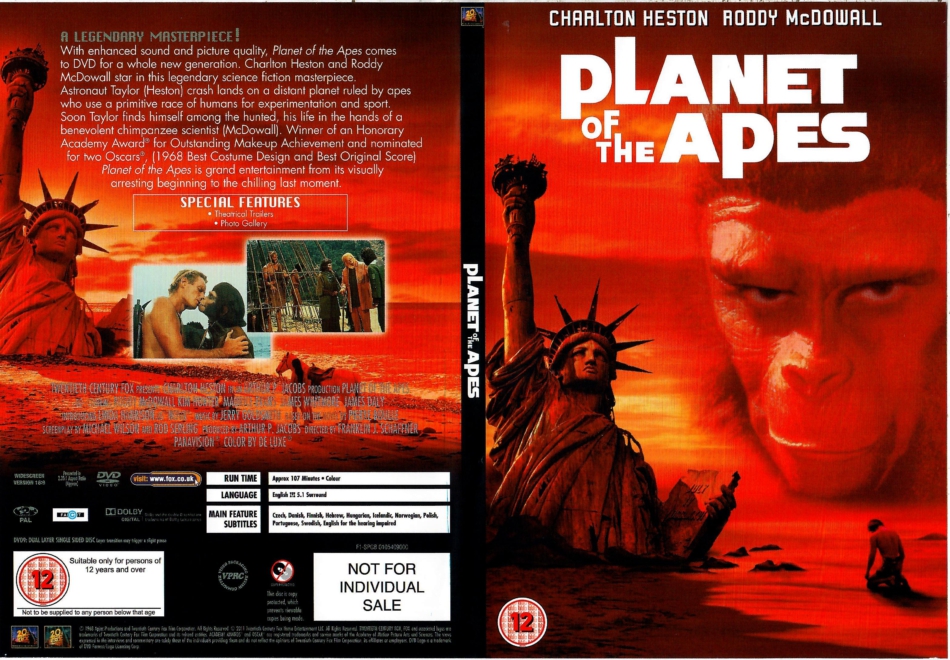 Planet of the Apes (1968) R2 DVD Covers - DVDcover.Com