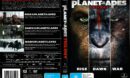 Planet of the Apes (2011) Trilogy R4 DVD Cover