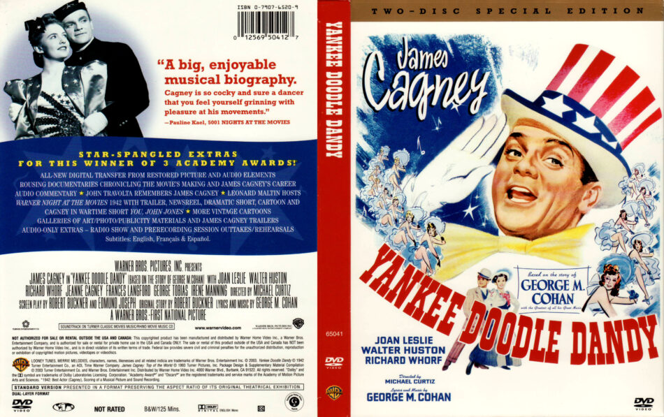 YANKEE DOODLE DANDY (1942) R1 SE DVD COVER & LABEL - DVDcover.Com