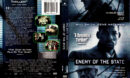 ENEMY OF THE STATE (1998) R1 DVD COVER & LABEL