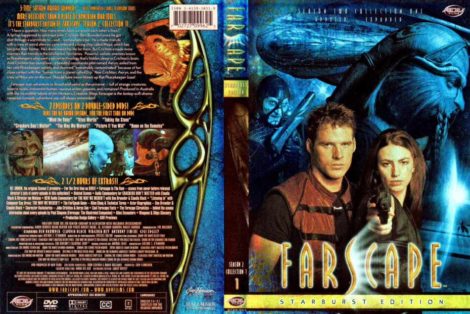 FARSCAPE SEASON 2 STARBURST EDITION R1 DVD COVERS - DVDcover.Com