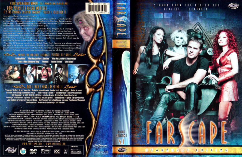 FARSCAPE SEASON 4 STARBURST EDITION R1 DVD COVERS - DVDcover.Com