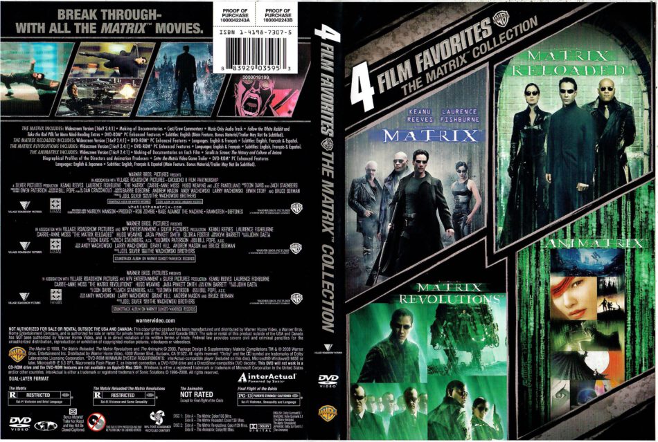 The Matrix Collection 08 R4 Dvd Cover Dvdcover Com