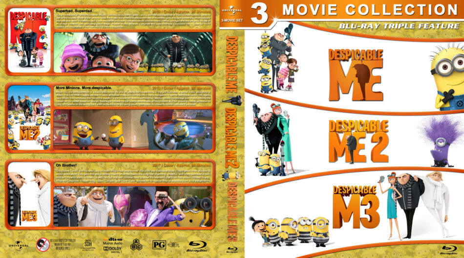 Despicable Me Blu Ray Cover