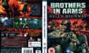 Brothers in Arms: Hell's Highway (2008) UK PC DVD Cover & Label
