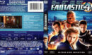 FANTASTIC 4 (2005) BLU-RAY COVER & LABEL