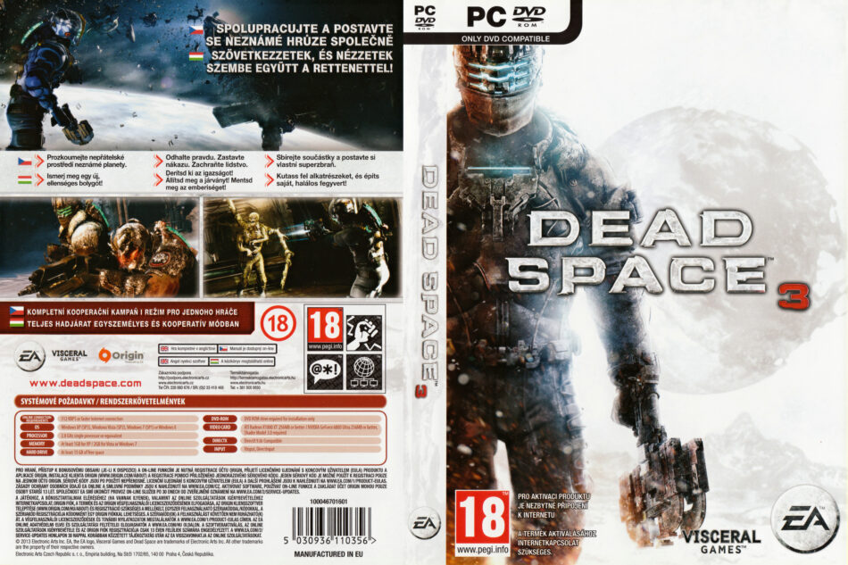 Dead Space 3 13 Cz Pc Dvd Cover Labels Dvdcover Com